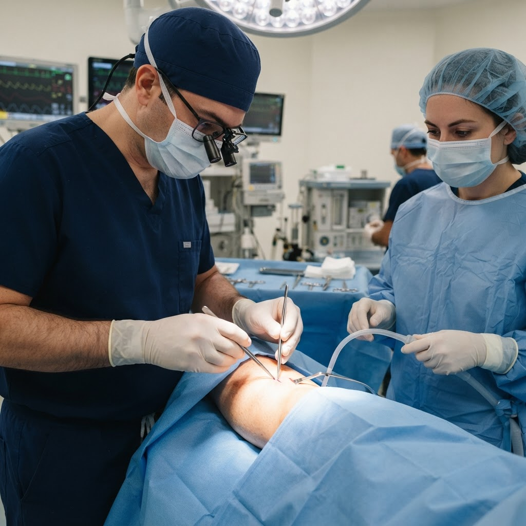 Imagem educativa sobre Microcirurgia de Varizes